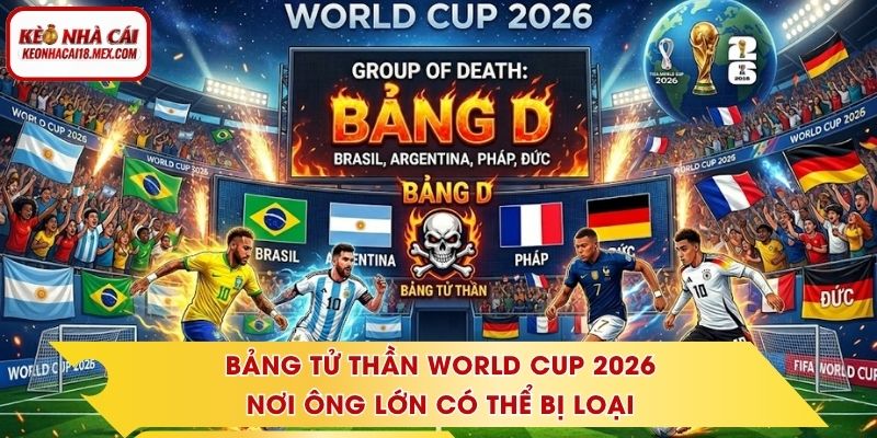 Bảng Tử Thần World Cup 2026 - Nơi Ông Lớn Có Thể Bị Loại
