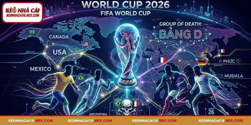 Bảng tử thần World Cup 2026 tiềm ẩn nhiều yếu tố bất ngờ
