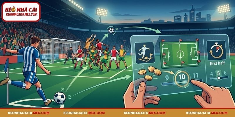 Kèo phạt góc là dự đoán tổng số quả phạt góc trận đấu