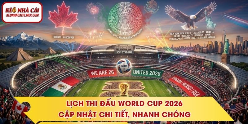 Lịch Thi Đấu World Cup 2026 – Cập Nhật Chi Tiết, Nhanh Chóng