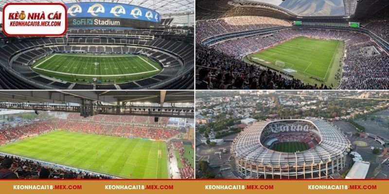 Những sân bóng góp mặt trong kế hoạch tổ chức của FIFA