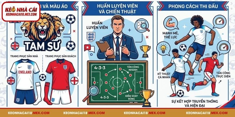 Thông tin cần nắm về đội tuyển Anh
