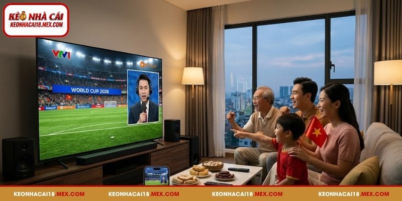 Xem World Cup 2026 qua các kênh truyền hình sở hữu bản quyền